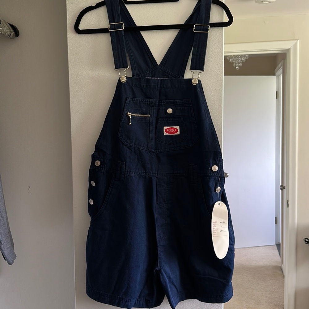 Revolt Navy Overalls